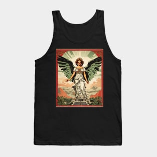 Angel de la Independencia Mexico Tourism Vintage Poster 2 Tank Top